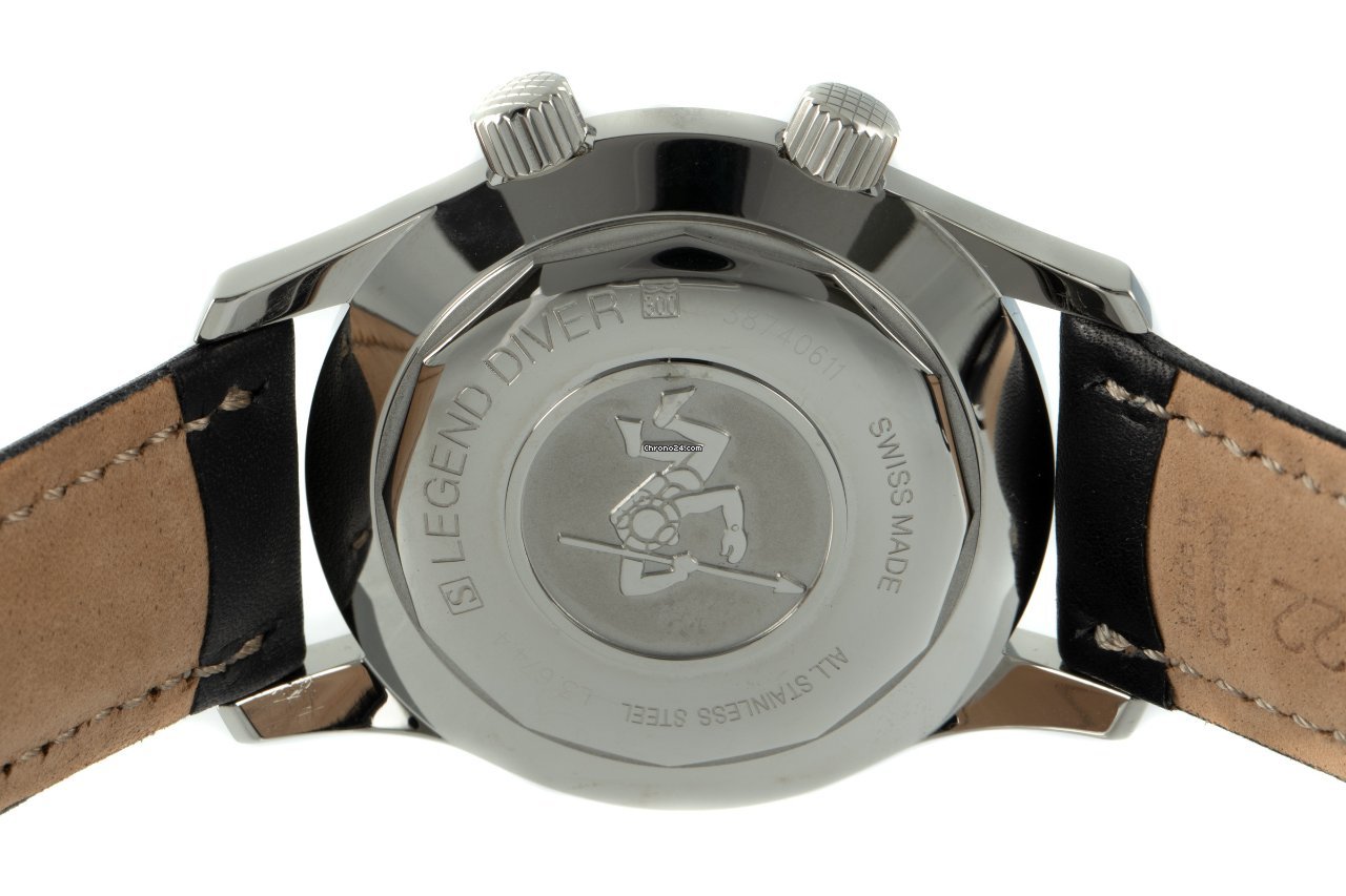 Longines Legend Diver Mens watch Unisex Automatic Steel L3.674.4 Replica 6
