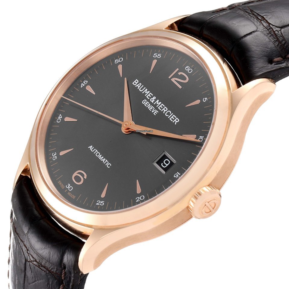 IMG_9081 Baume & Mercier Clifton Mens watch Unisex Automatic Rose gold M0A10059 Replica 6