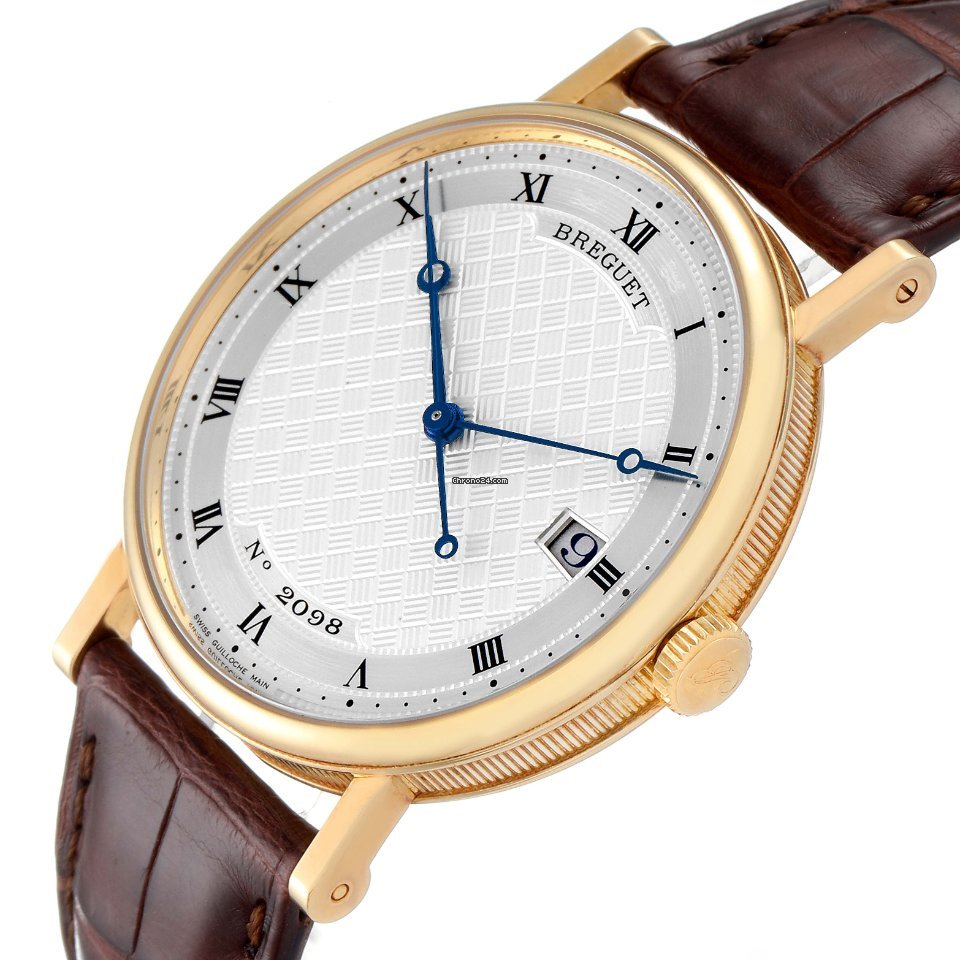 IMG_9081 Breguet Classique Mens watch Unisex Automatic Yellow gold 5177 Replica 6