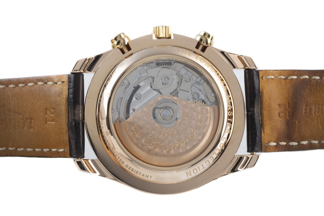 IMG_9081 Longines Master Collection Mens watch Unisex Automatic Red gold L2.673.8 Replica 6