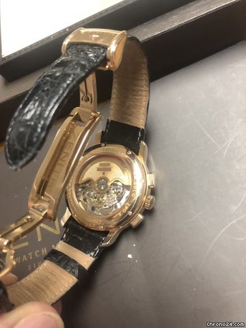 IMG_9081 Zenith El Primero Chronomaster Mens watch Unisex Automatic Rose gold 180.240.4021 Replica 6