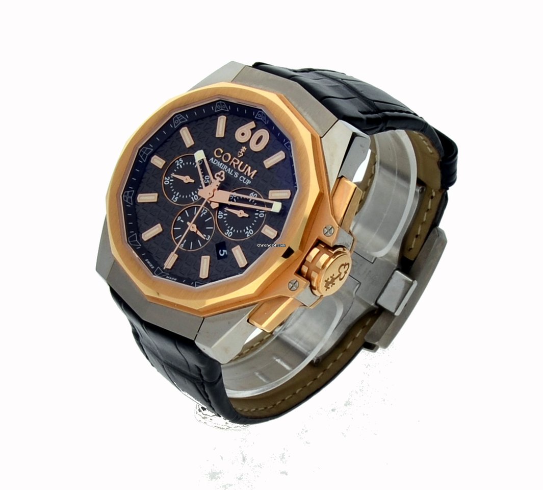 IMG_9081 Corum Admirals Cup AC-One Mens watch Unisex Automatic Titanium 132.201.05 0F01 AN11 Replica 6