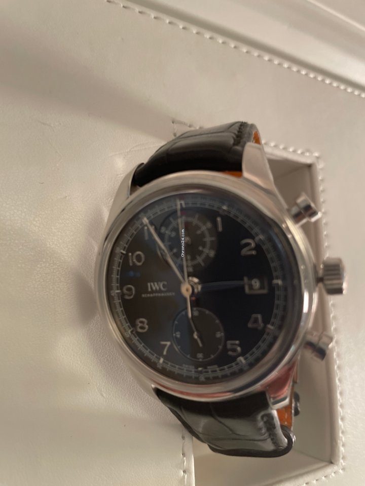 IMG_9081 IWC Portuguese Chronograph Mens watch Unisex Automatic 3893559 Replica 6