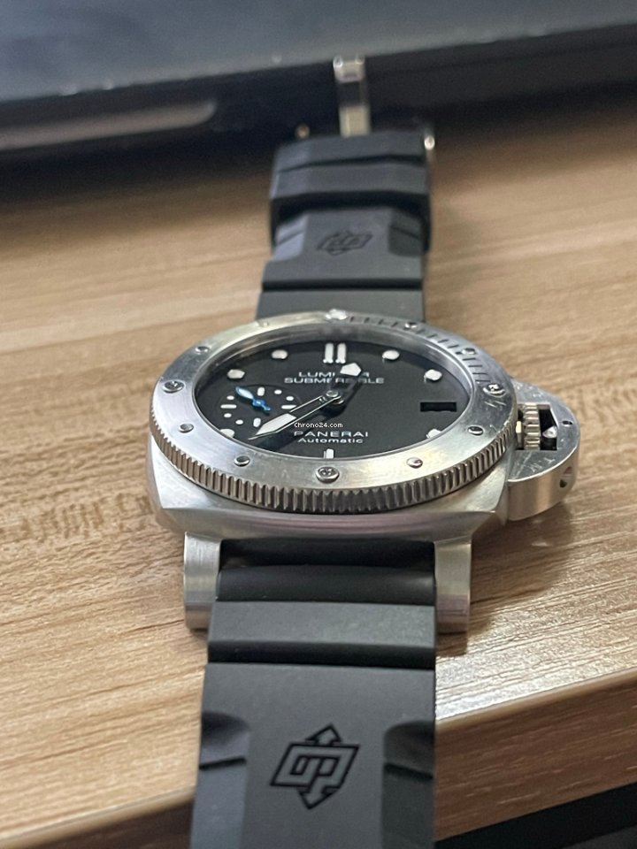 IMG_9081 Panerai Luminor Submersible 1950 3 Days Automatic Mens watch Unisex Automatic Steel PAM 00682 Replica 6