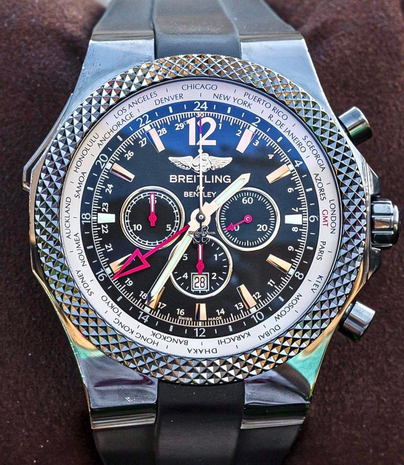 IMG_9081 Breitling Bentley GMT Mens watch Unisex Automatic Steel M4736212 B919 Replica 6