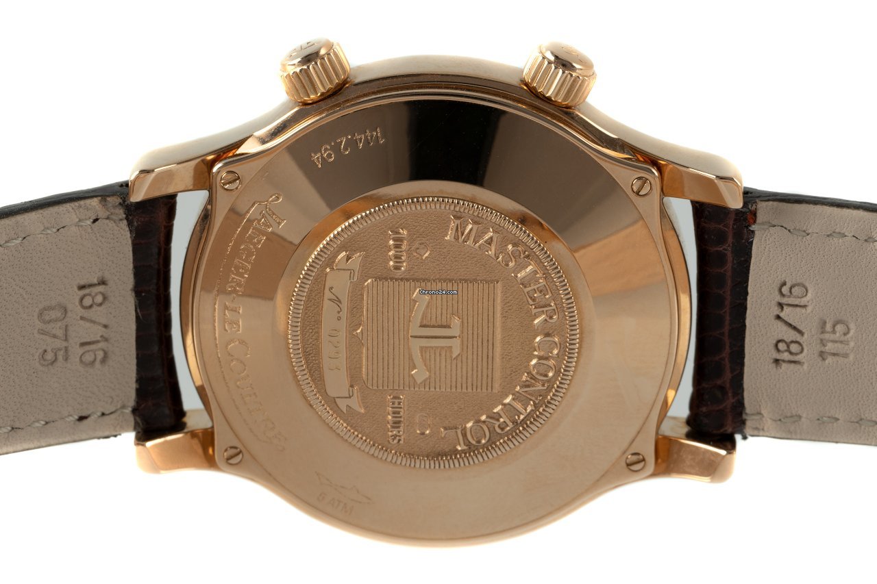 Jaeger-LeCoultre Master Memovox Mens watch Unisex Manual winding Yellow gold 144.2.94 Replica 6