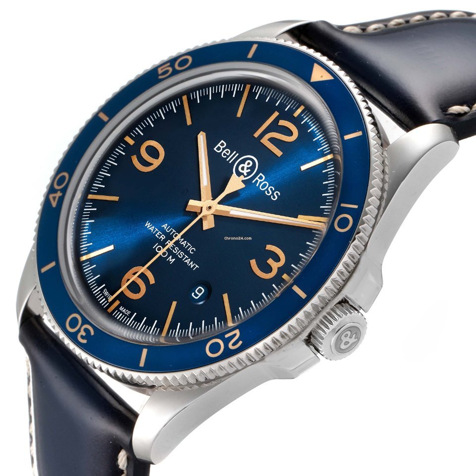 IMG_9081 Bell & Ross BR V2 Mens watch Unisex Automatic Steel BRV292-BU-G-ST SCA Replica 6