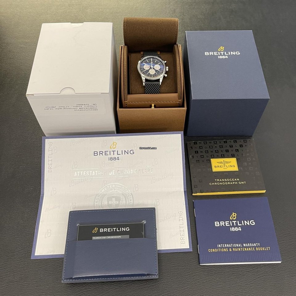 IMG_9081 Breitling Transocean Chronograph Automatic Steel AB0152121B1S1 Replica 6