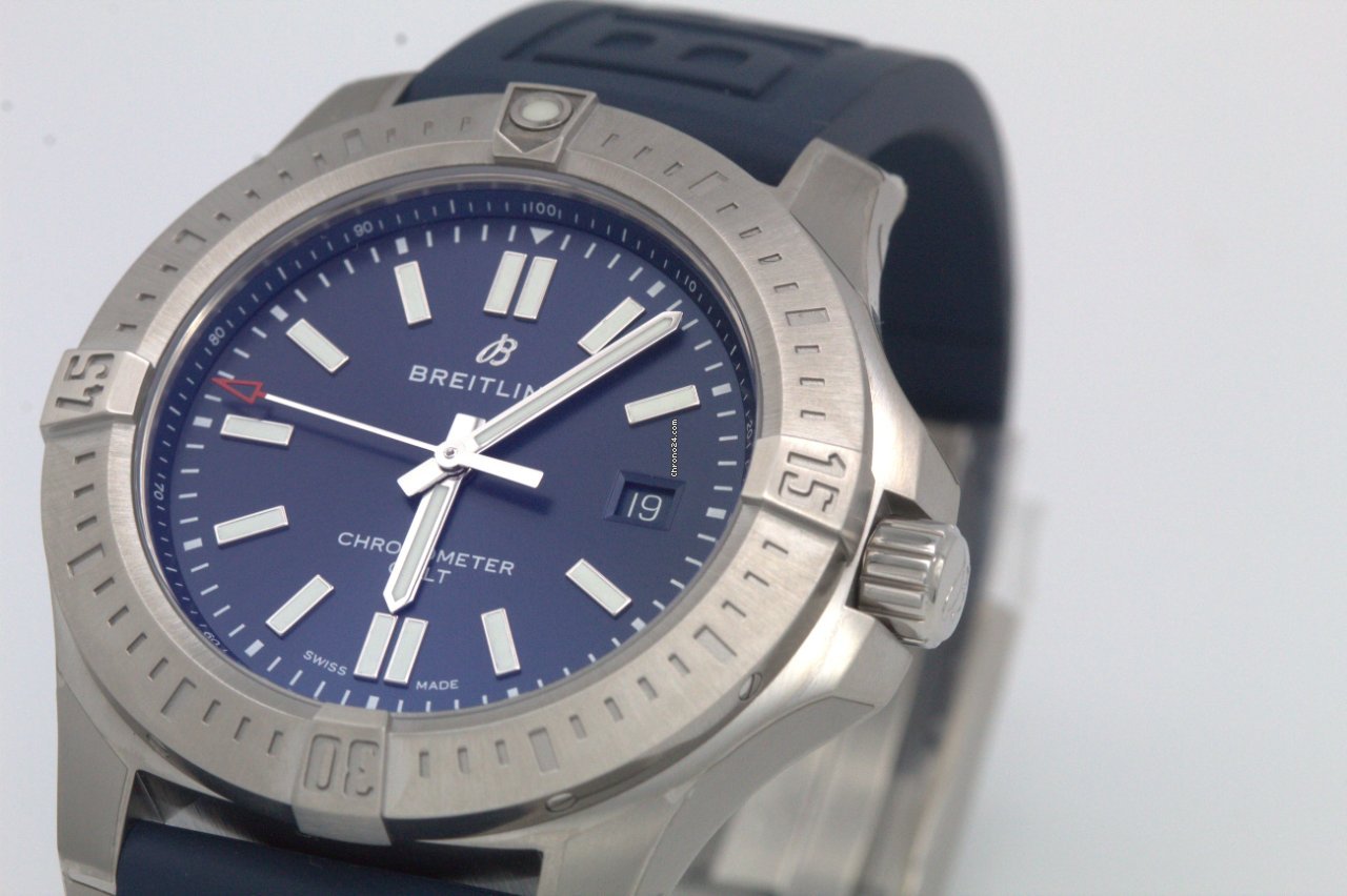 IMG_9081 Breitling Chronomat Colt Mens watch Unisex Automatic Steel A17388101C1S1 Replica 6