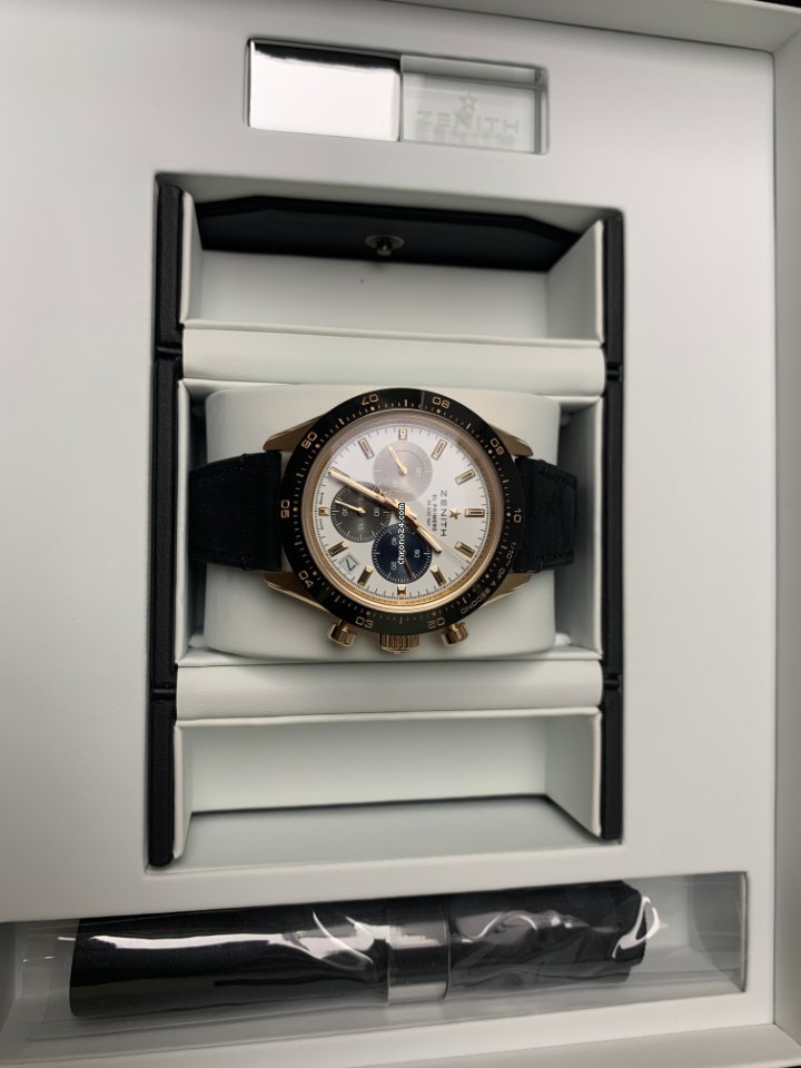 IMG_9081 Zenith Chronomaster Sport Mens watch Unisex Automatic Rose gold 18.3100.3600 69.C920 Replica 6