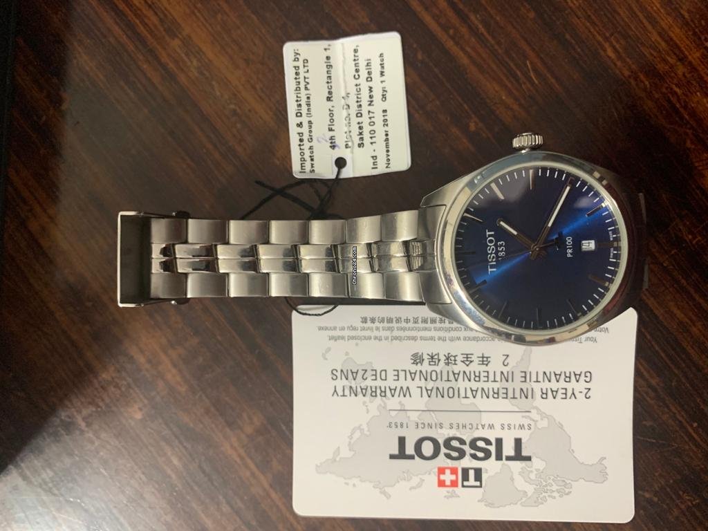IMG_9081 Tissot PR 100 Mens watch Unisex Quartz Steel T101.410.11.041.00 Replica 6