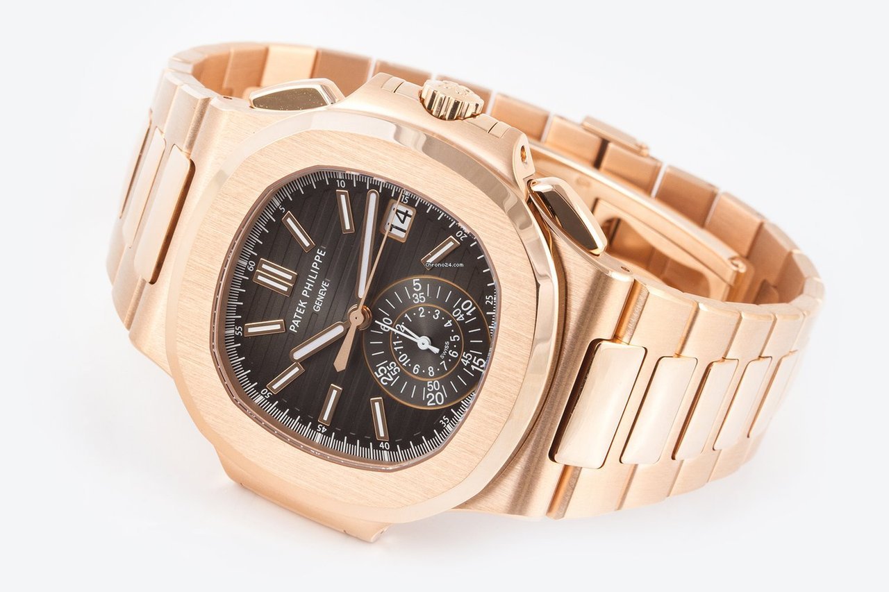 IMG_9081 Patek Philippe Nautilus Mens watch Unisex Automatic Rose gold 5980 1R-001 Replica 6