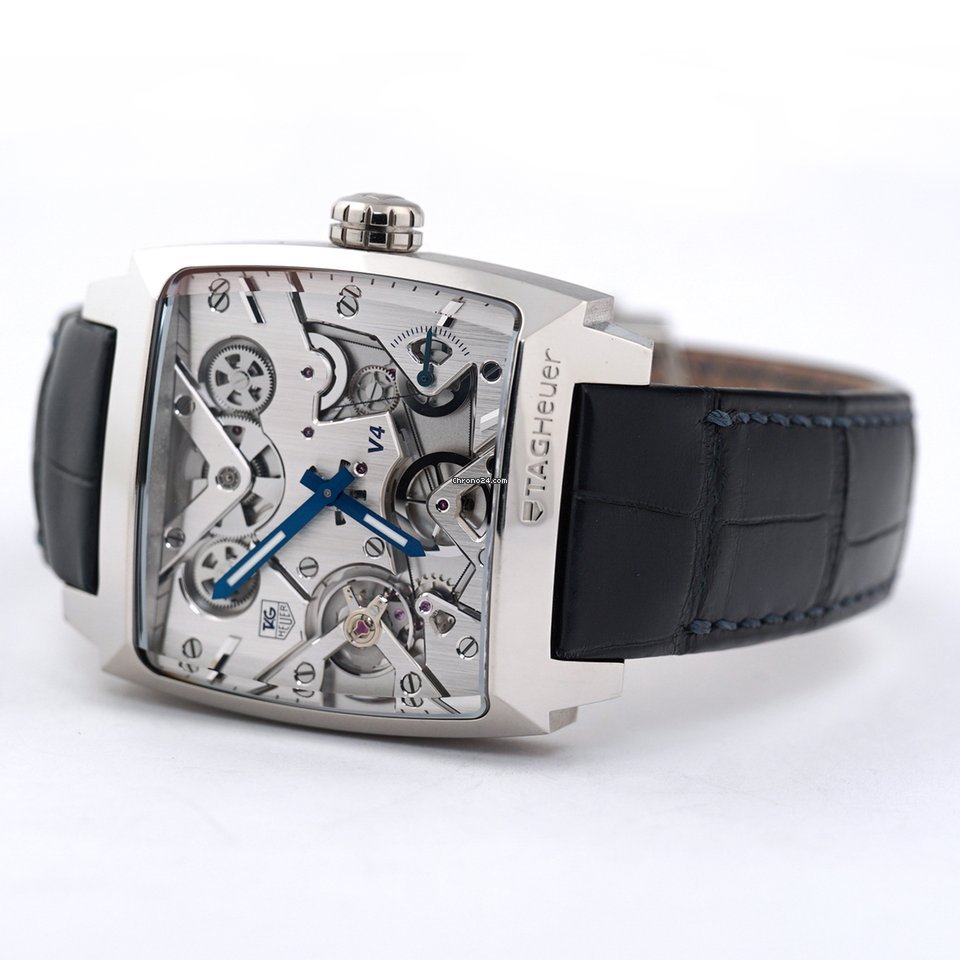 IMG_9081 TAG Heuer Monaco V4 Mens watch Unisex Automatic Platinum WAW2170.FC6261 Replica 6