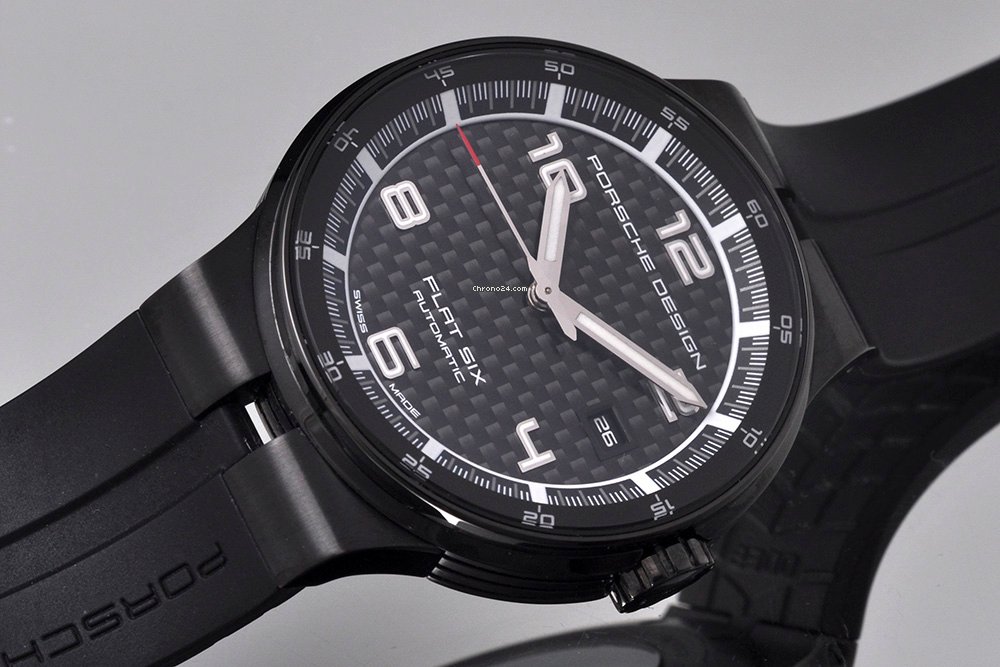 Porsche Design Flat Six Automatic Steel P6351 Replica 6