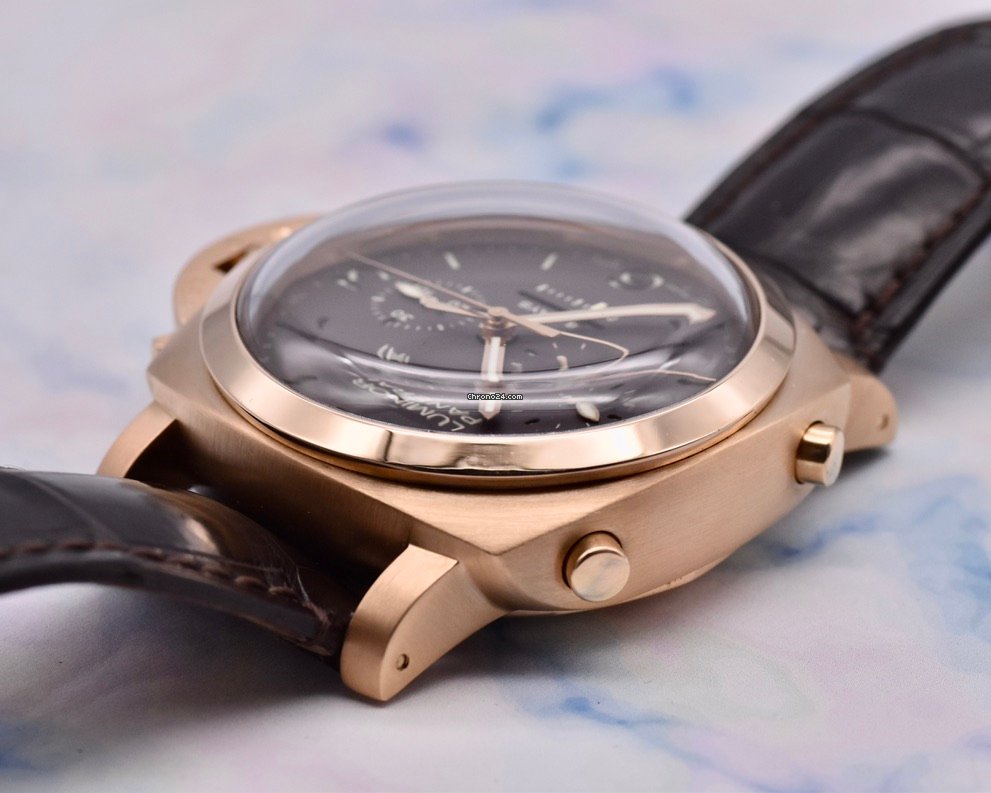 Panerai Special Editions Mens watch Unisex Manual winding Rose gold PAM 00319 Replica 6