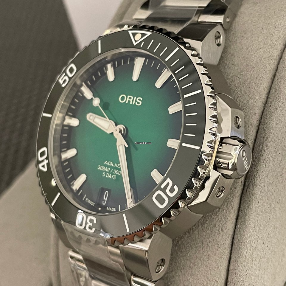 Oris Aquis Date Mens watch Unisex Automatic Steel 01 400 7769 4157 07 8 22 09PEB Replica 6
