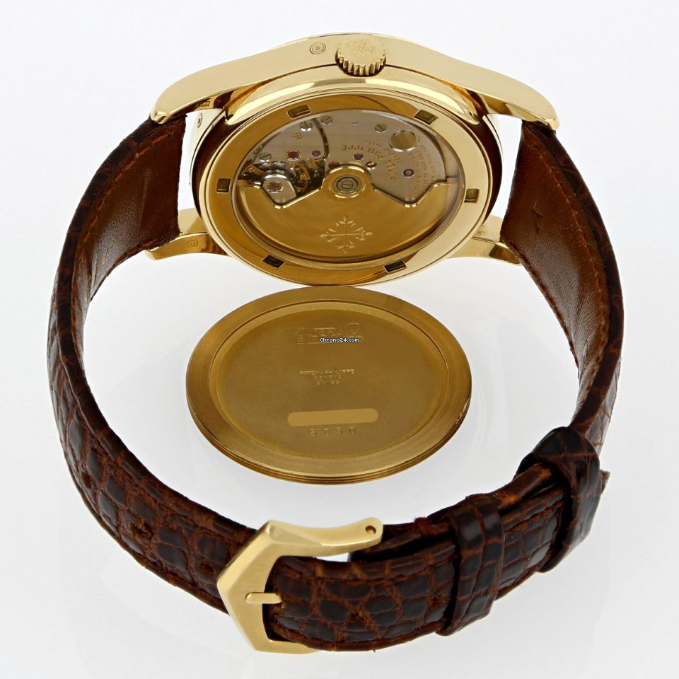 IMG_9081 Patek Philippe Perpetual Calendar Mens watch Unisex Automatic Yellow gold 5050 Replica 6