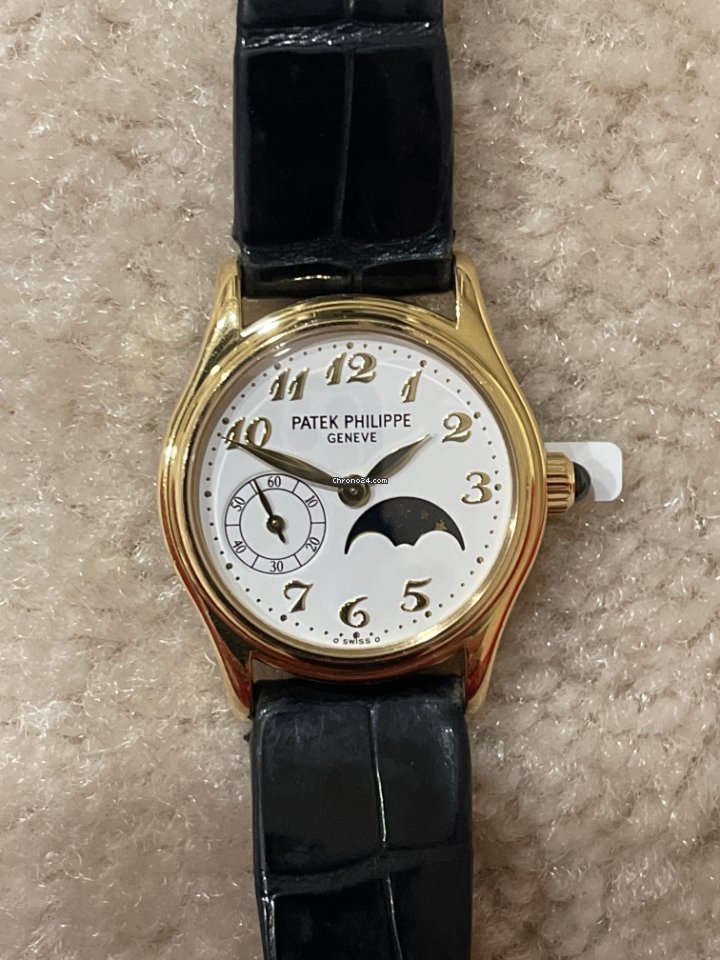 IMG_9081 Patek Philippe Womens watch Manual winding Yellow gold 4856J Replica 6