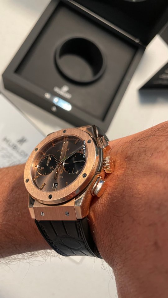 Hublot Classic Fusion Mens watch Unisex Automatic Rose gold 521.OK.3481.LR.TKH14 Replica 6