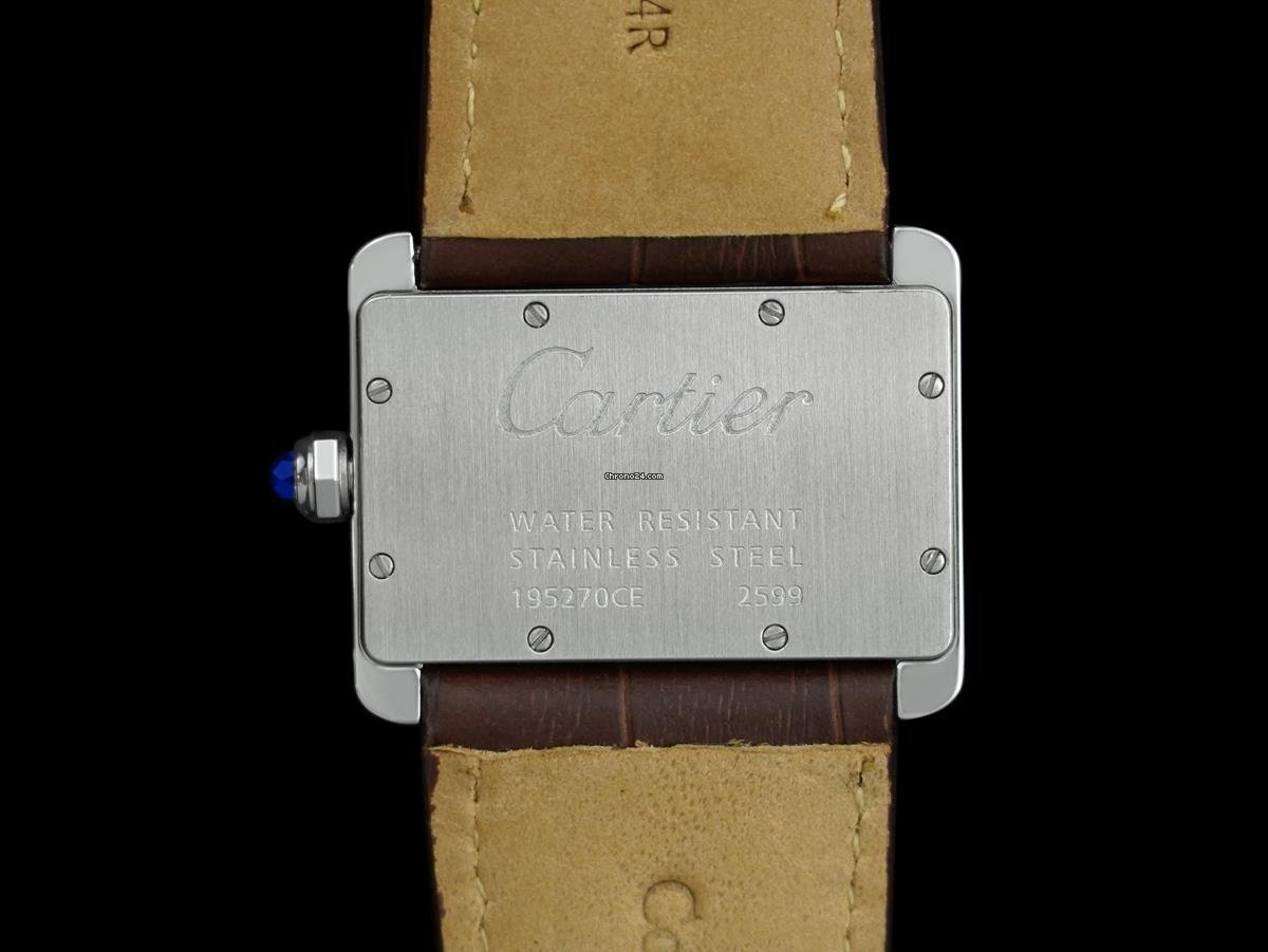 IMG_9081 Cartier Tank Divan Womens watch Quartz Steel 8145 Replica 6