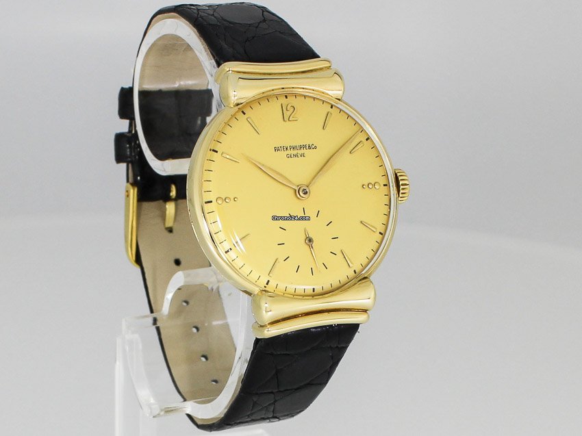 IMG_9081 Patek Philippe Mens watch Unisex Manual winding Yellow gold 1585 Replica 6