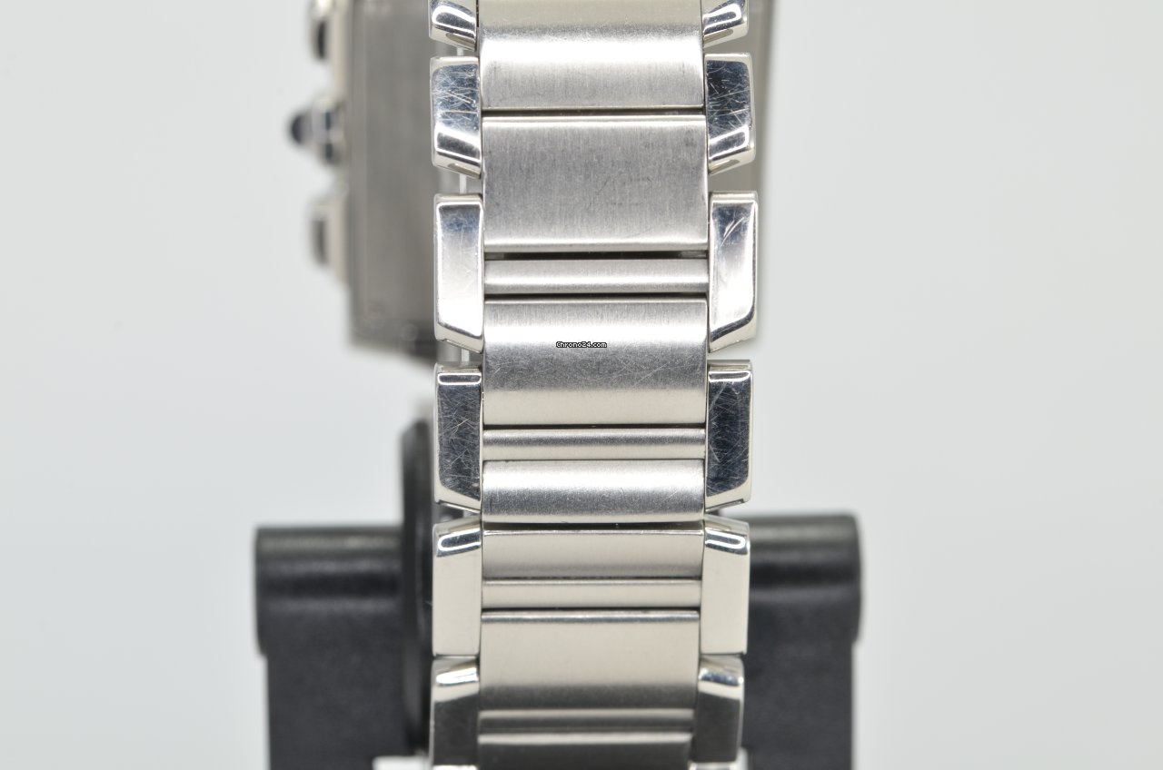 Cartier Tank Francaise Mens watch Unisex Quartz Steel 2303 Replica 6