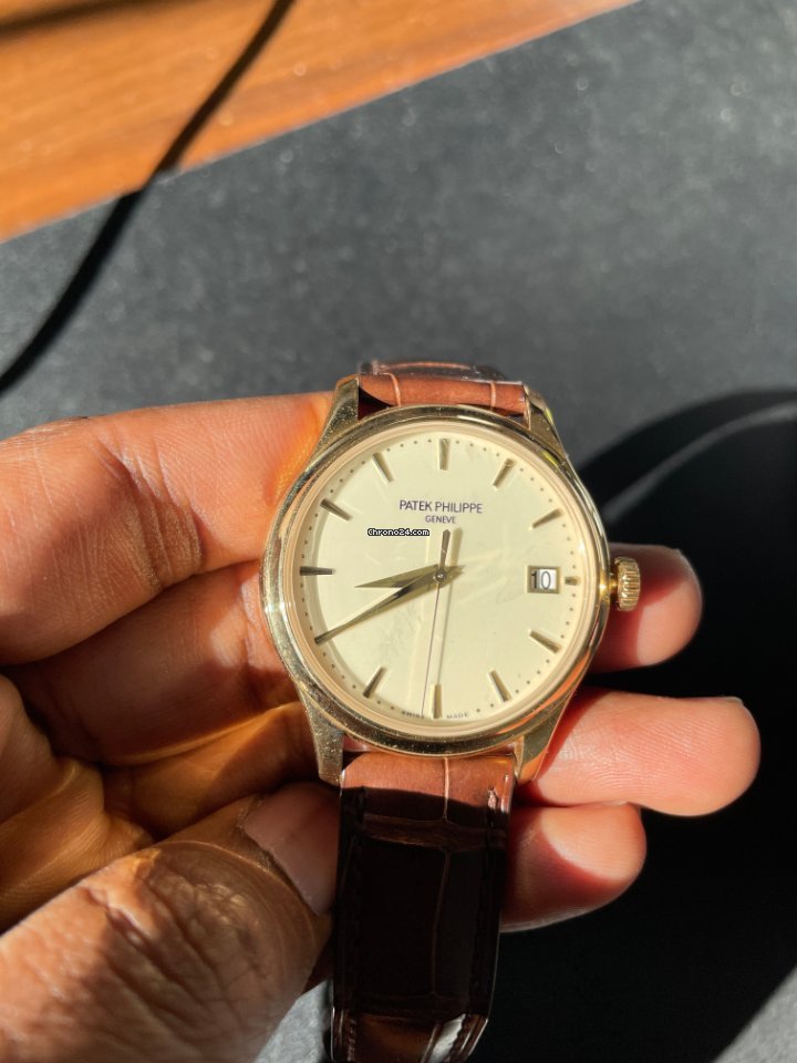 IMG_9081 Patek Philippe Calatrava Mens watch Unisex Automatic Yellow gold 5227J Replica 6