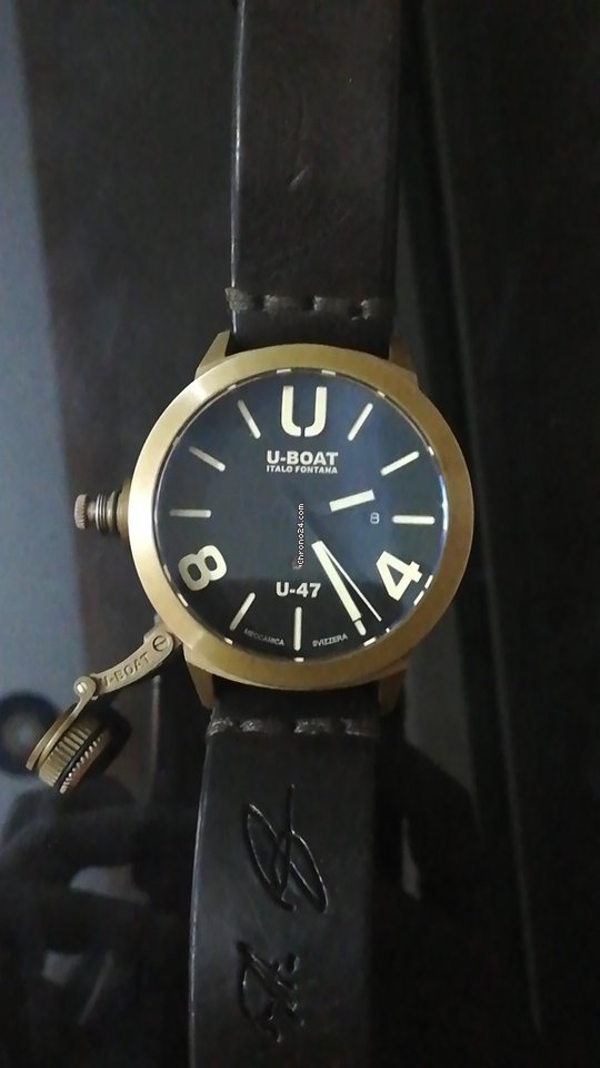 IMG_9081 U-Boat Classico Mens watch Unisex Automatic Bronze 7797 bronze Replica 6