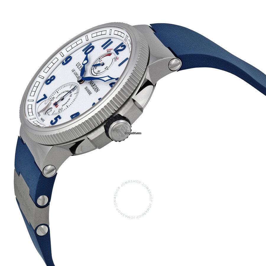 IMG_9081 Ulysse Nardin Marine Chronometer Manufacture Mens watch Unisex Automatic Steel 1183-126-3 60 Replica 6