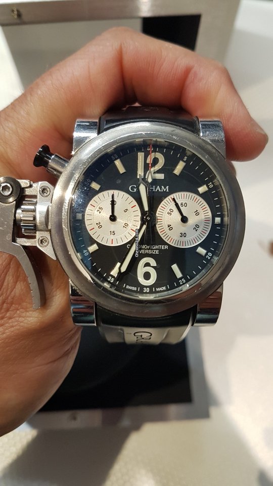 Graham Chronofighter Mens watch Unisex Automatic Steel 2OVAS.B07A.K10B Replica 6
