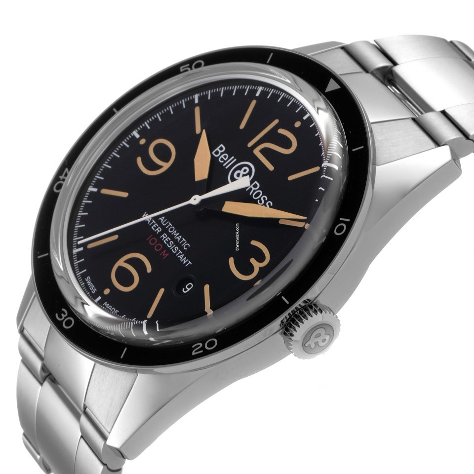 IMG_9081 Bell & Ross BR V1 Mens watch Unisex Automatic Steel BRV123-ST-HER SST Replica 6