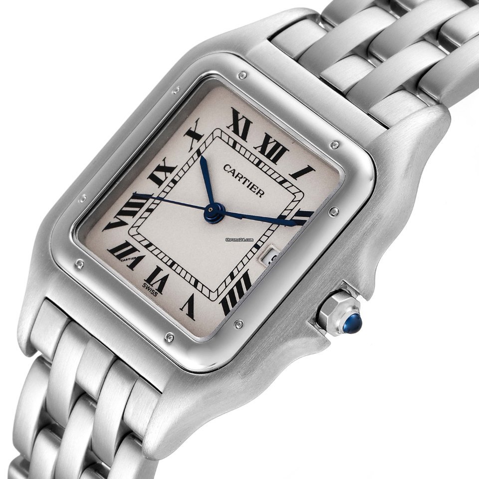 Cartier Panthere Mens watch Unisex Quartz Steel W25032P5 Replica 6