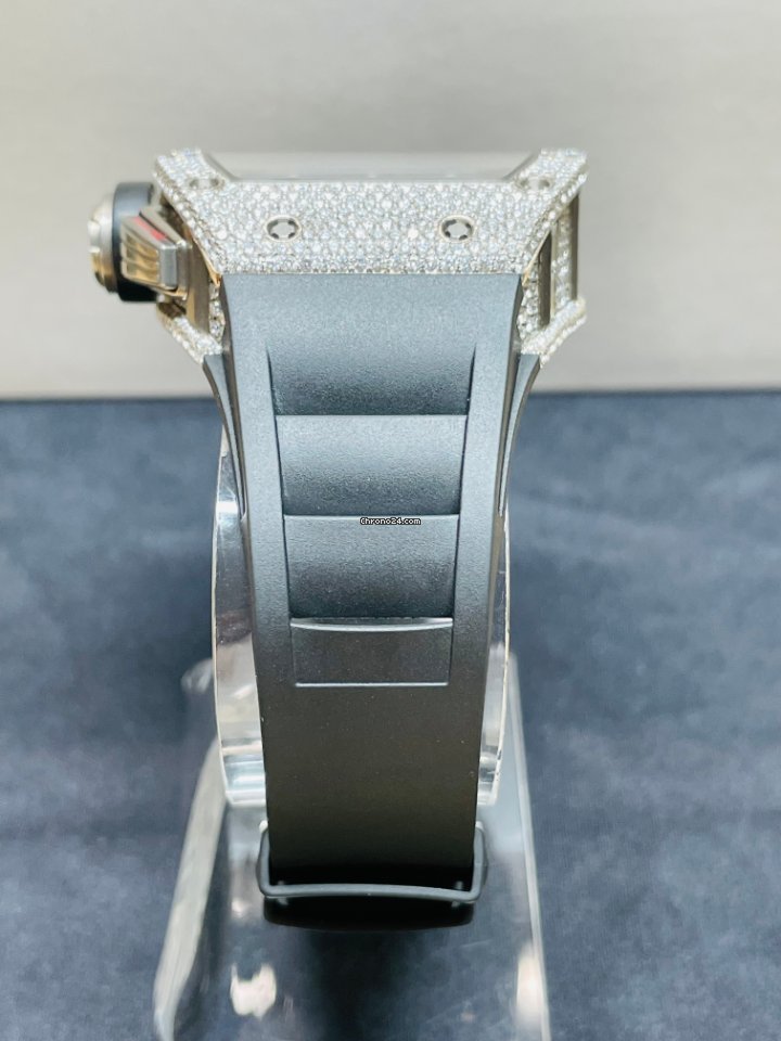 IMG_9081 Richard Mille RM 011 Mens watch Unisex Automatic White gold RM-011-FM Replica 6