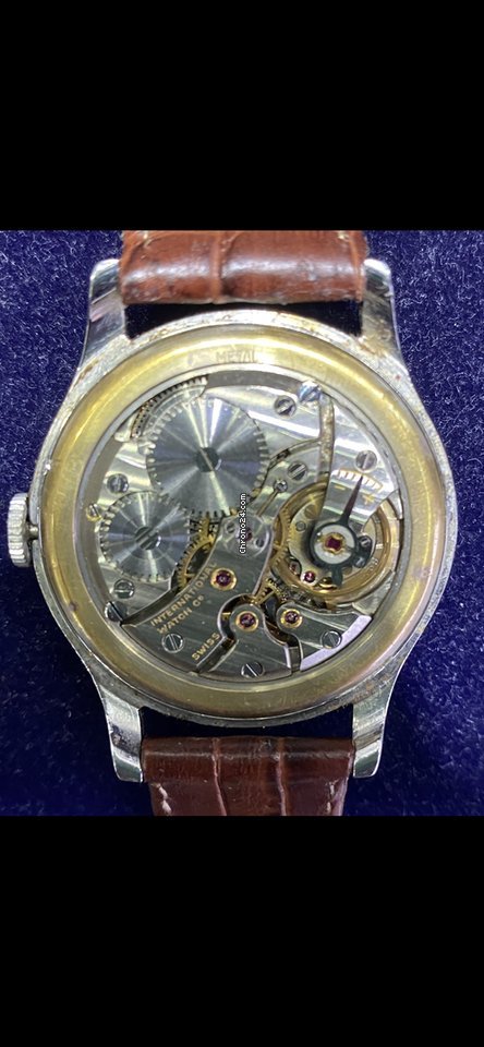 IWC Mens watch Unisex Manual winding Steel 1331178 Replica 6