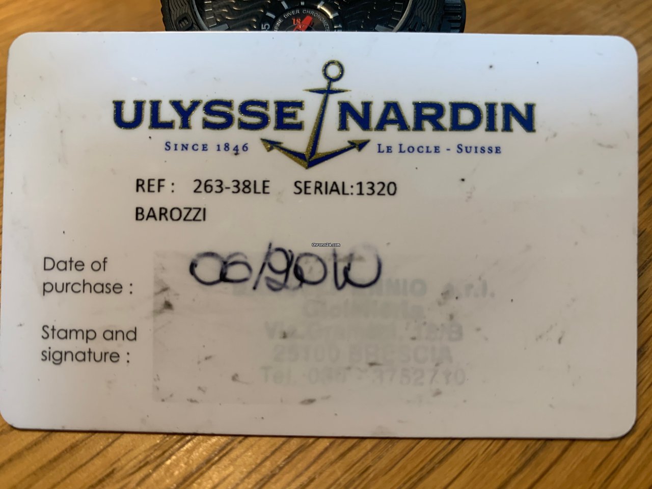 IMG_9081 Ulysse Nardin Mens watch Unisex Automatic 263-38LE Replica 6