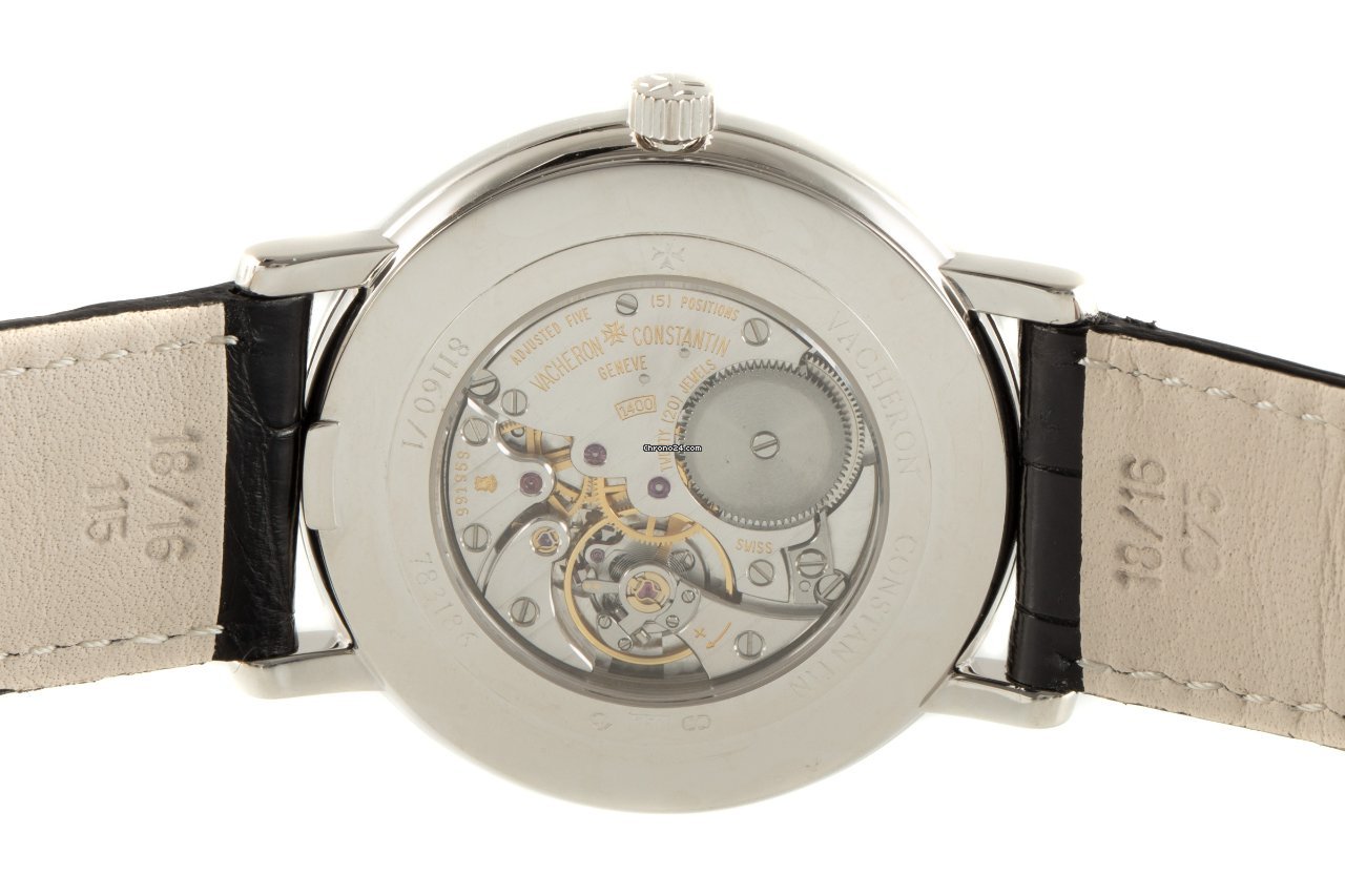 IMG_9081 Vacheron Constantin Patrimony Mens watch Unisex Manual winding White gold 81160 1 Replica 6