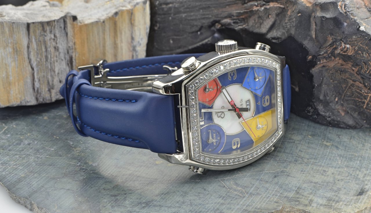IMG_9081 Jacob & Co. Five Time Zone Mens watch Unisex Quartz Steel JC-13D Replica 6
