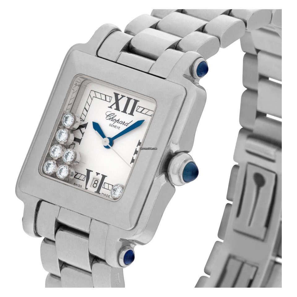 IMG_9081 Chopard Happy Sport Womens watch Quartz Steel 27 8349-23 Replica 6