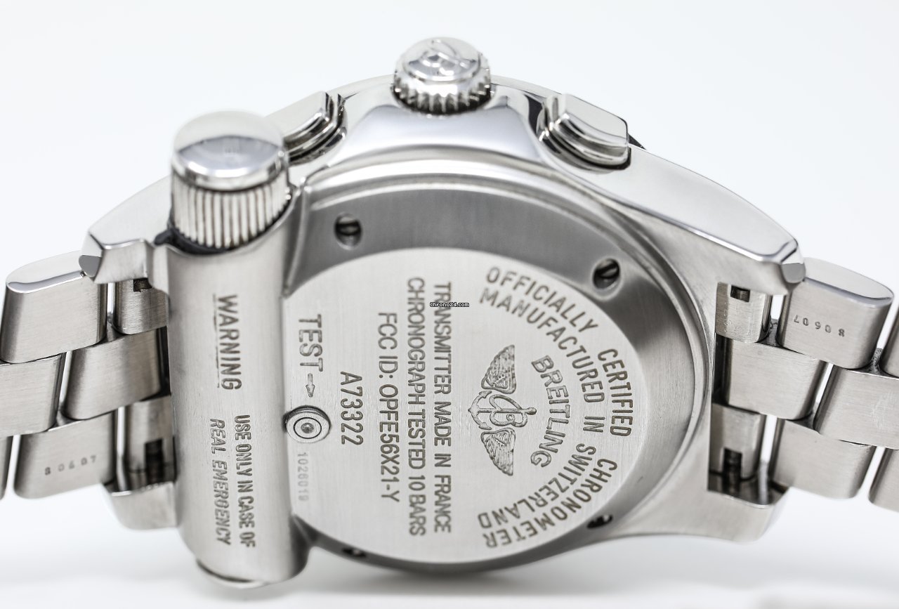 Breitling Emergency Mens watch Unisex Quartz Steel A73322 Replica 6