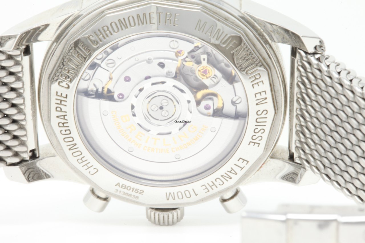 IMG_9081 Breitling Transocean Chronograph Mens watch Unisex Automatic Steel AB015112 C860 Replica 6