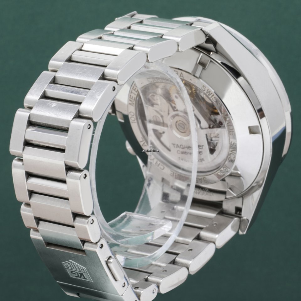 IMG_9081 TAG Heuer Carrera Calibre 16 Mens watch Unisex Automatic Steel CV2A1R.BA0799 Replica 6