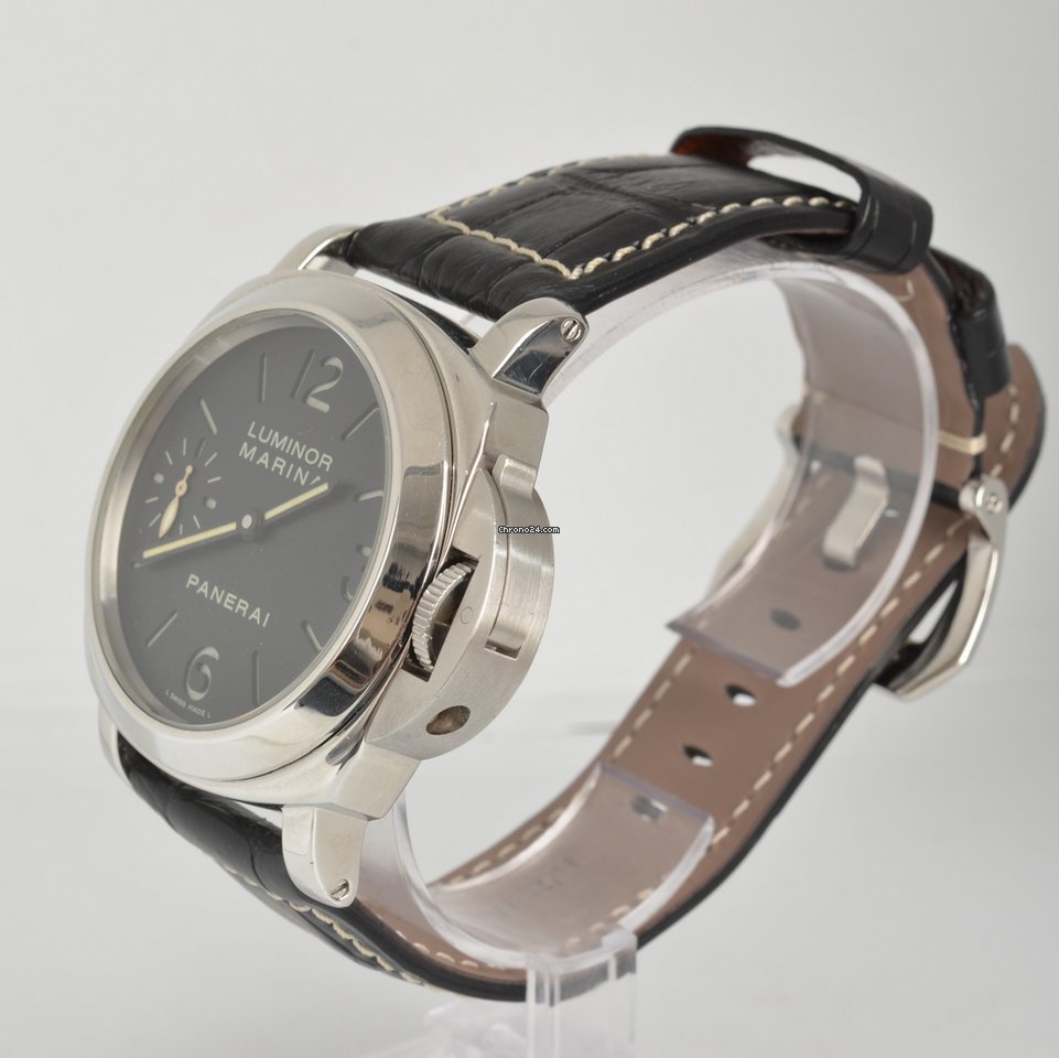 Panerai Luminor Marina Mens watch Unisex Manual winding Steel PAM 00111 Replica 6