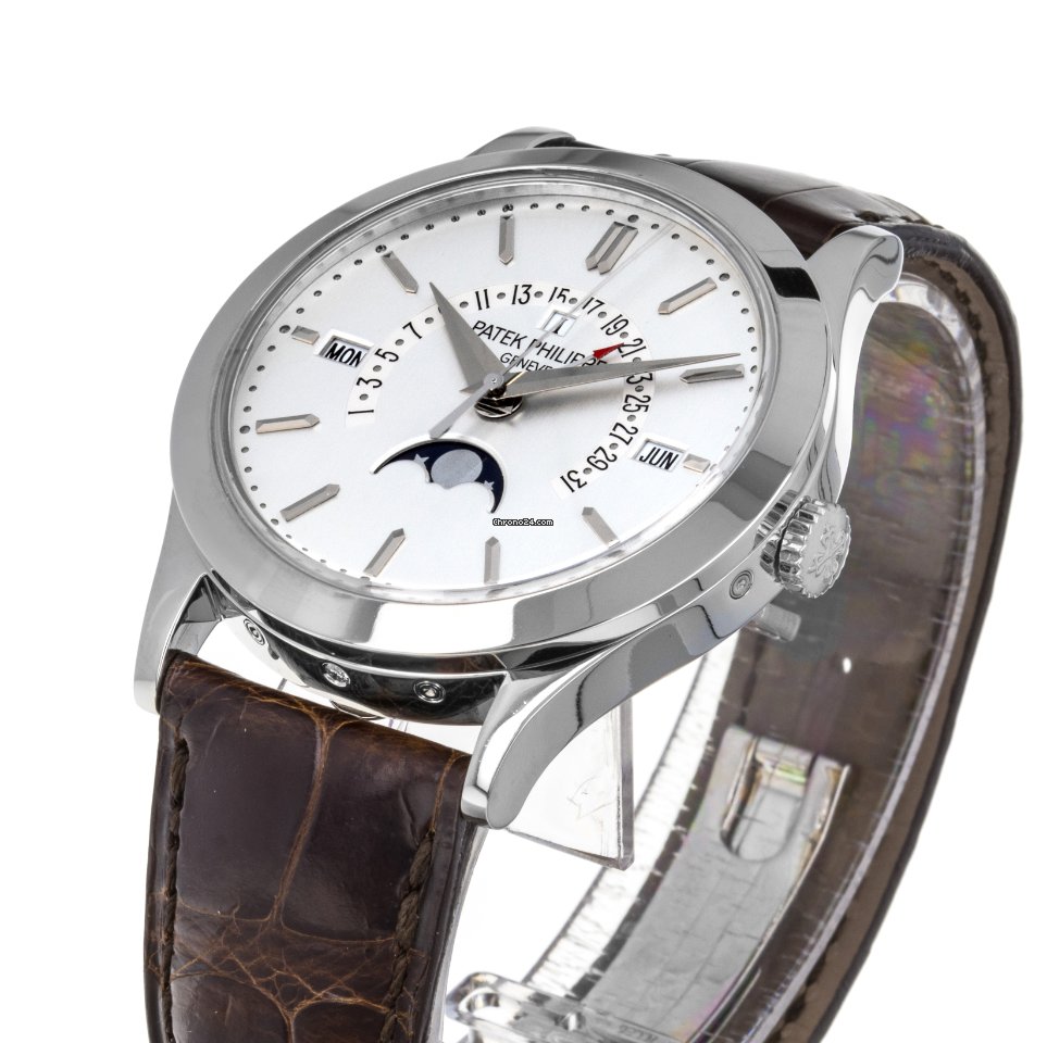 IMG_9081 Patek Philippe Perpetual Calendar Mens watch Unisex Automatic Platinum 5496P Replica 6