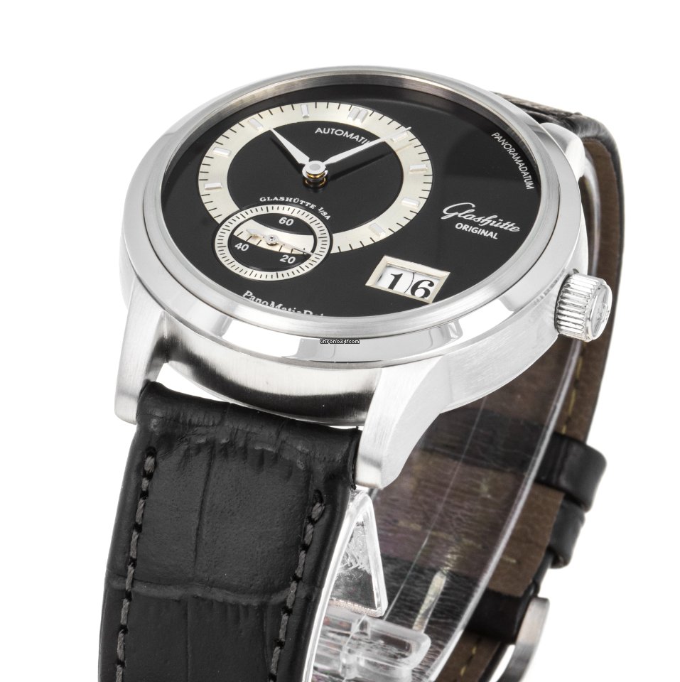 Glashutte Original PanoMaticDate Mens watch Unisex Automatic Platinum 90-01-03-03-04 Replica 6