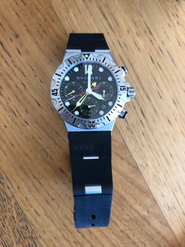 IMG_9081 Bulgari Diagono Mens watch Unisex Steel SC40SVD Replica 6