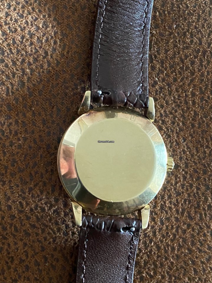 Omega De Ville Tresor Mens watch Unisex Automatic Yellow gold 2709 Replica 6