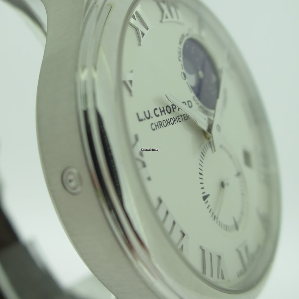 Chopard L.U.C Mens watch Unisex Automatic White gold 161934-1001 Replica 6
