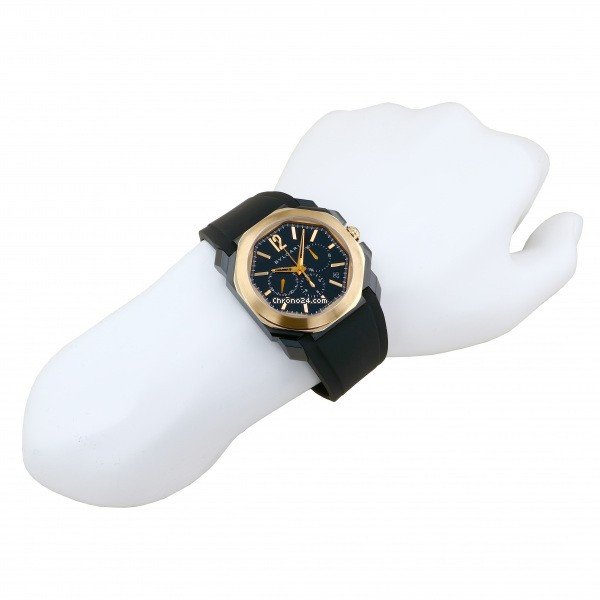 IMG_9081 Bulgari Octo Automatic Gold Steel BGOP41SGCH Replica 6