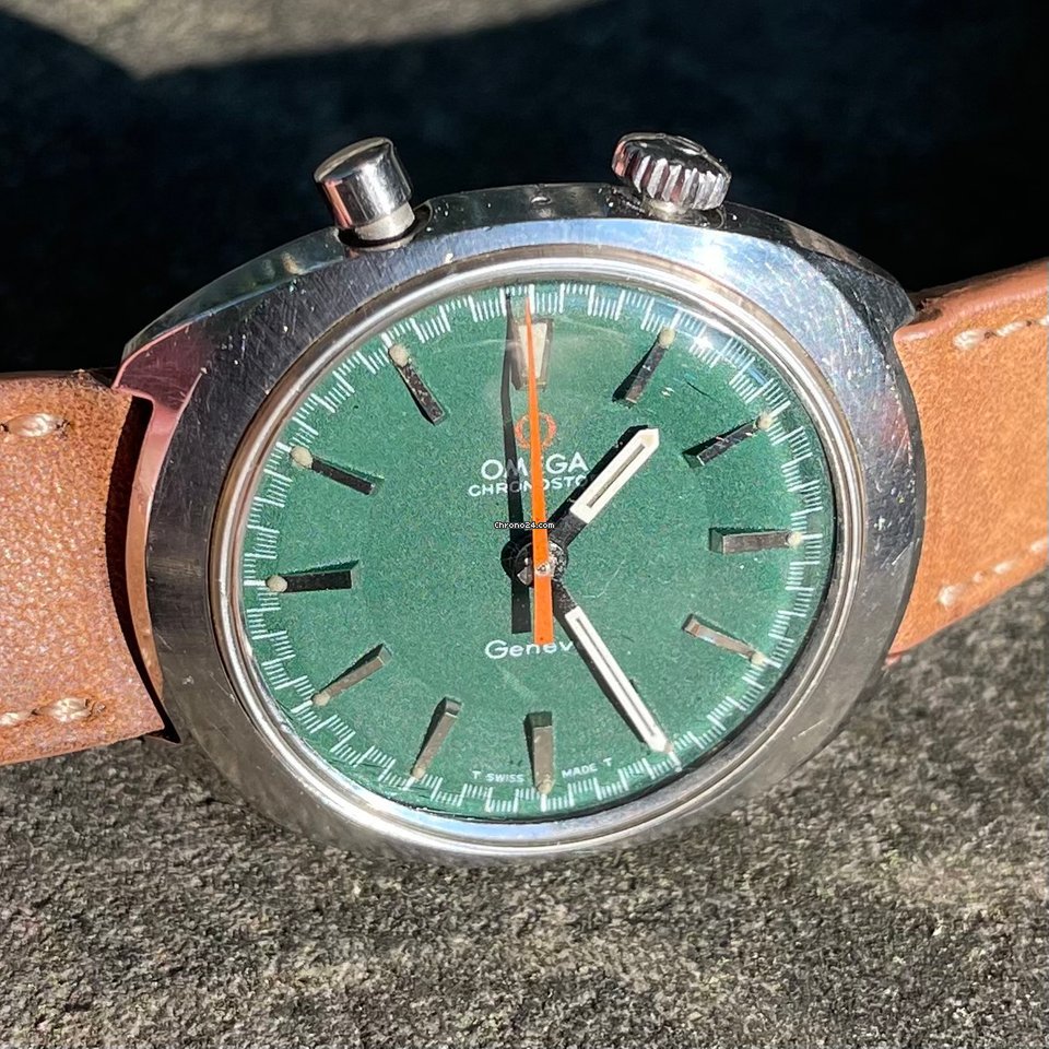IMG_9081 Omega Geneve Mens watch Unisex Manual winding Steel 145.010 Replica 6