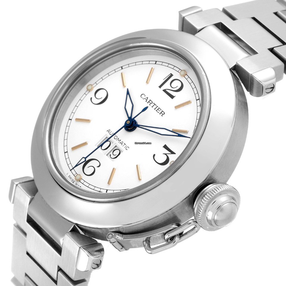 IMG_9081 Cartier Pasha C Mens watch Unisex Automatic Steel W31044M7 Replica 6